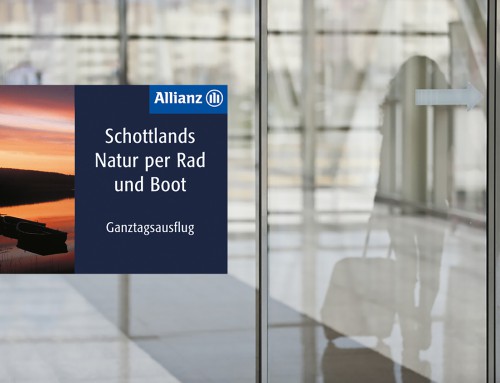 Allianz: Beschilderung für Veranstaltungen in ganz Europa