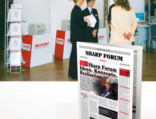 SHARP: Messestand für Hausmessen