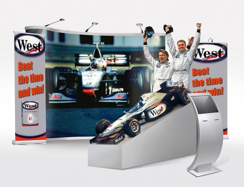 West: Formel 1 Promotionstand